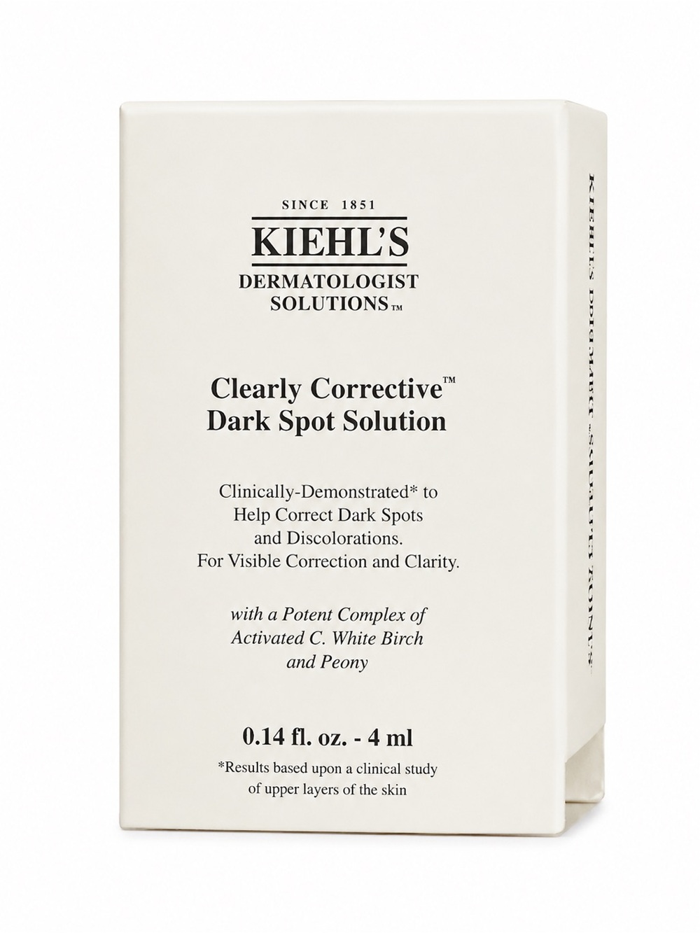 Kiehl’s Clearly Corrective Dark Spot Solution 4mL Mini Travel Size New